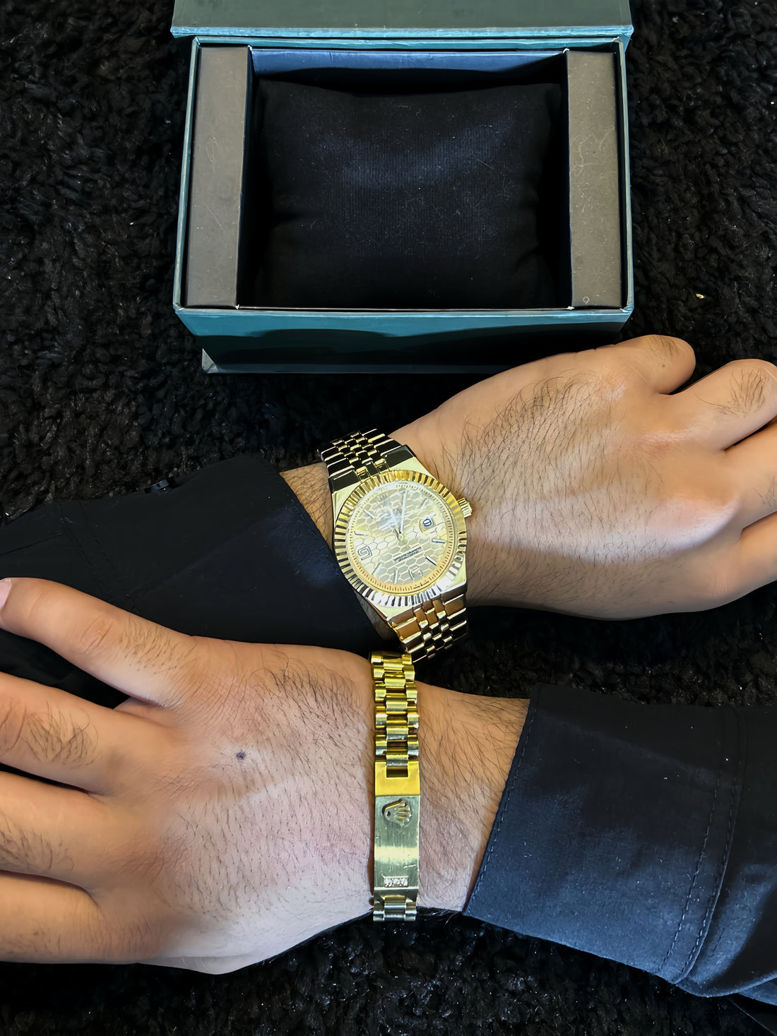 Rolex Premium Watch & Bracelet Combo